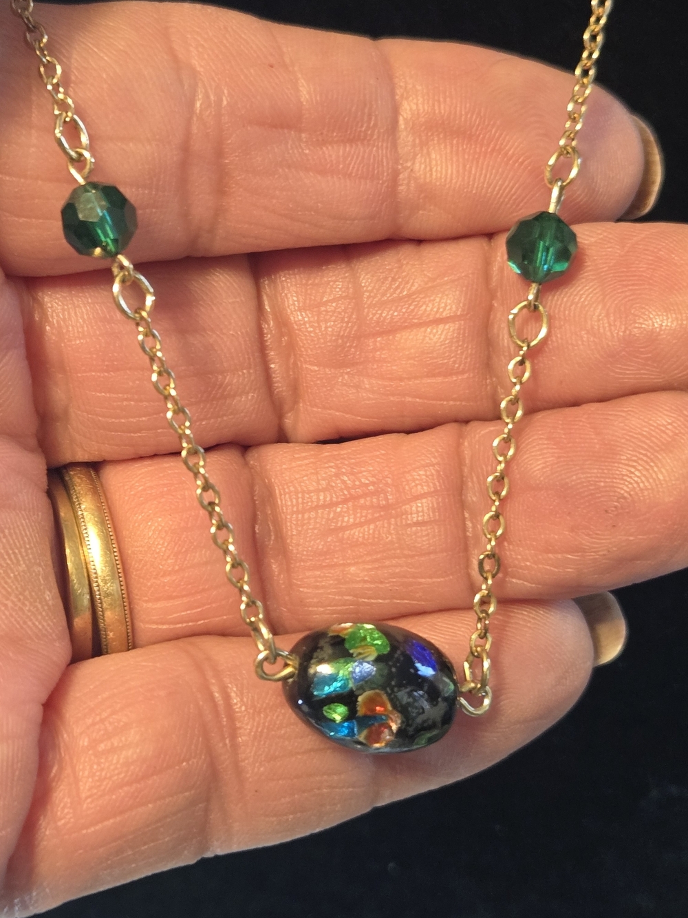 Sarah Coventry "Night garden" necklace. - Picture 2 of 7